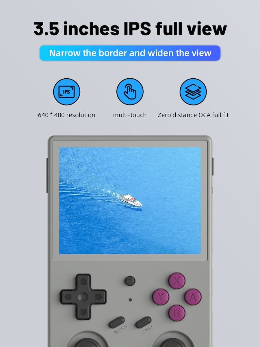 Prijenosna igraća konzola, ručni IPS zaslon za video igre
